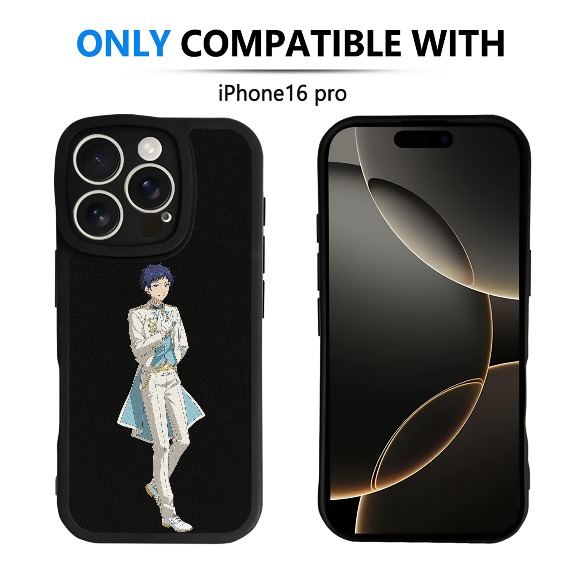（画像用） あんさんぶるスターズ! Ensemble Stars 【iPhone 16シリーズ対応】シリコンスマホケース（レザー調） 材質：シリコン